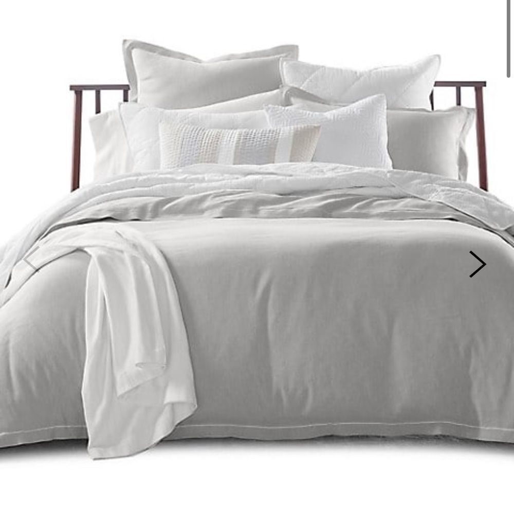 Hotel Collection
Linen Blend Duvet Cover. King .